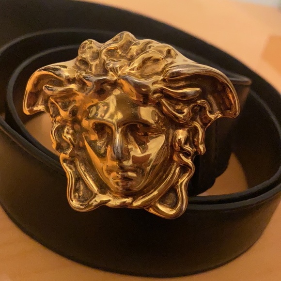 Versace Palazzo Belt with Medusa Buckle WAIST SIZE 34 - Picture 2 of 6